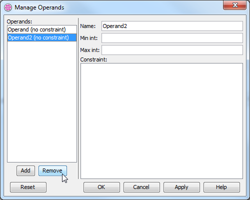 Remove Operand2