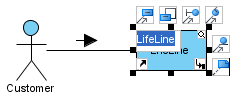 Lifeline, link and message created