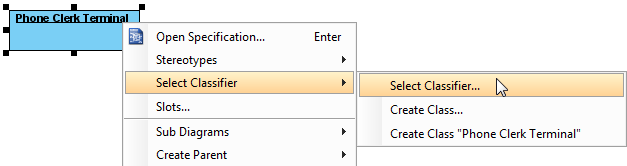 Select classifier