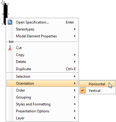 Change fork node orientation
