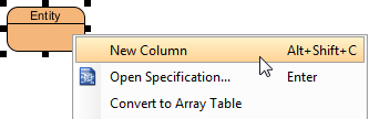 To create column in entity