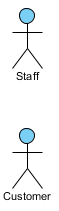 The selected shape and its related shapes are hidden