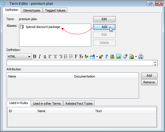 Add an alias