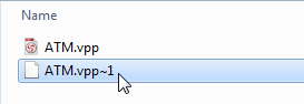 Backup copy is produced