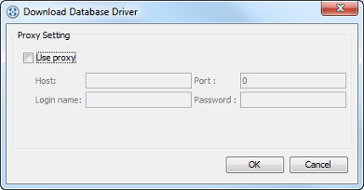 Download JDBC proxy setting