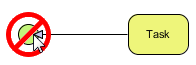 An invalid connection is created