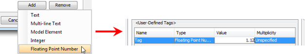 Add floating point number