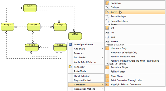 Change diagram line style