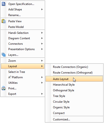 Select Auto Layout