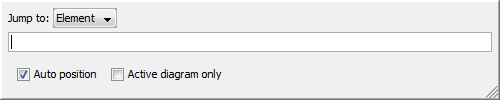 Jump to dialog box is shown