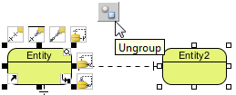 Click Ungroup