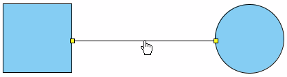 Clicking on straight line