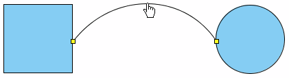 A curve connector