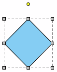 Freehand shape created