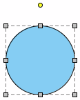 Freehand shape created