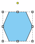 Freehand shape created