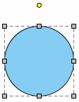 Freehand shape created