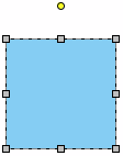 Freehand shape created