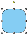 Freehand shape created