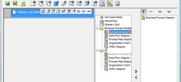 Select to loop use case diagram