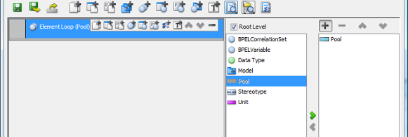 Select to loop pool