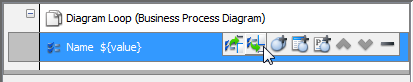 To add a property value below an existing one