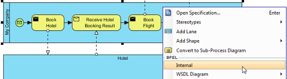 Set a pool to be internal pool