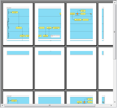 Preview in diagram base layout
