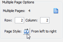 Distribute diagram in multiple page