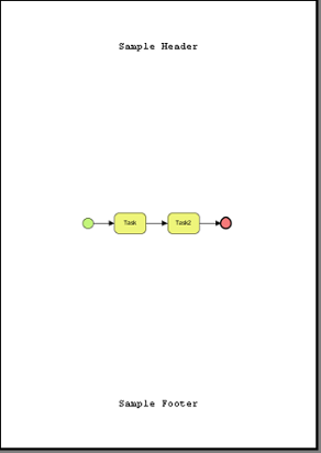 Page with header and footer