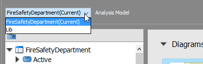 To browse referenced project's model elements