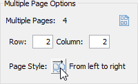 Distributes diagram in multiple page