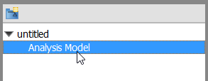 Selecting the parent of the model to be created