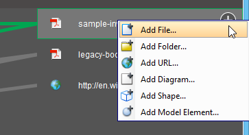 Adding a file reference