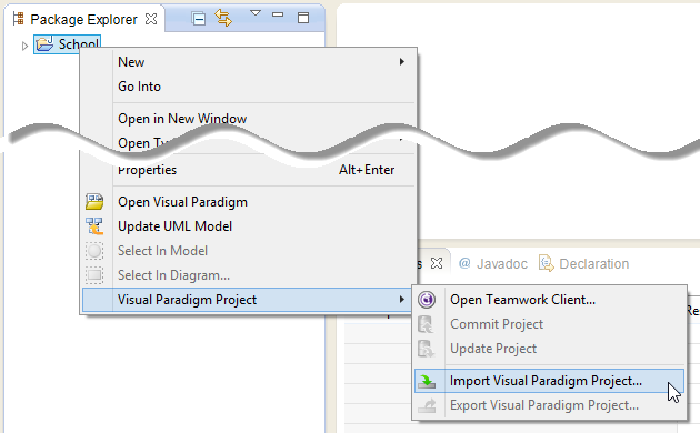 Import Visual Paradigm project
