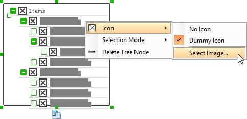 Specifying an icon for tree node