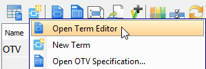 Open Term Editor