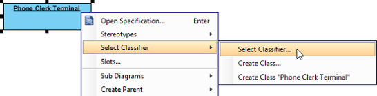 Select classifier