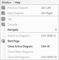 The Window menu