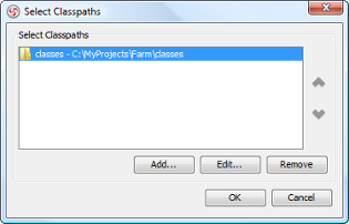 Adding classpaths