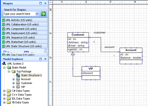 A Visio drawing