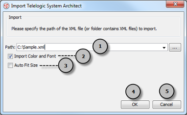 Specifying Telelogic System Architect path