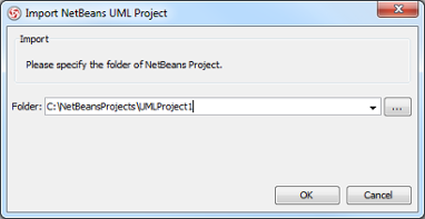 Specify NetBeans UML Project path
