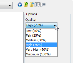 Set image quality
