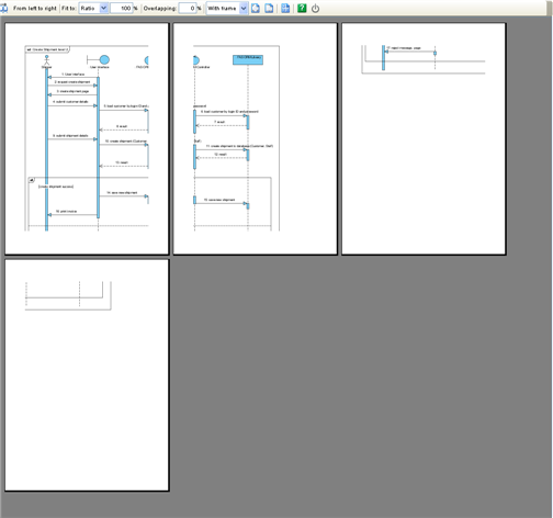 Preview in paper base layout