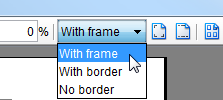 Select an option from drop-down menu