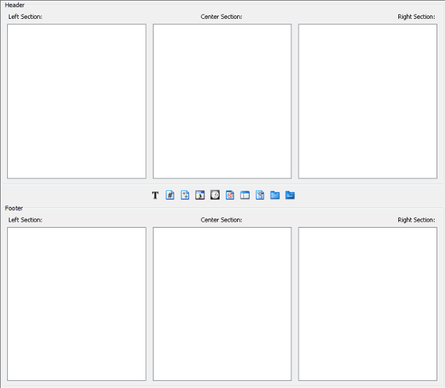 Editing header/footer of pages