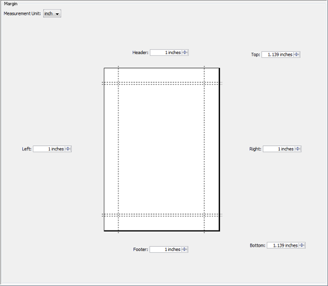 Adjusting margins