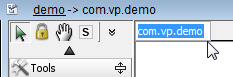 Double click on the parent package