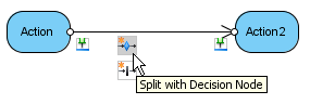 Select a split resource icon